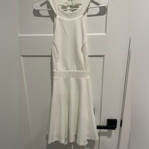 White short dress from Lulus